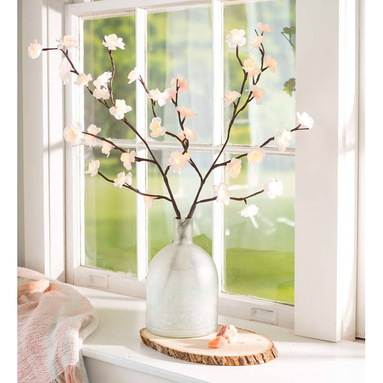 Plow & Hearth 30" Artificial Flowering Branch & Reviews Perigold